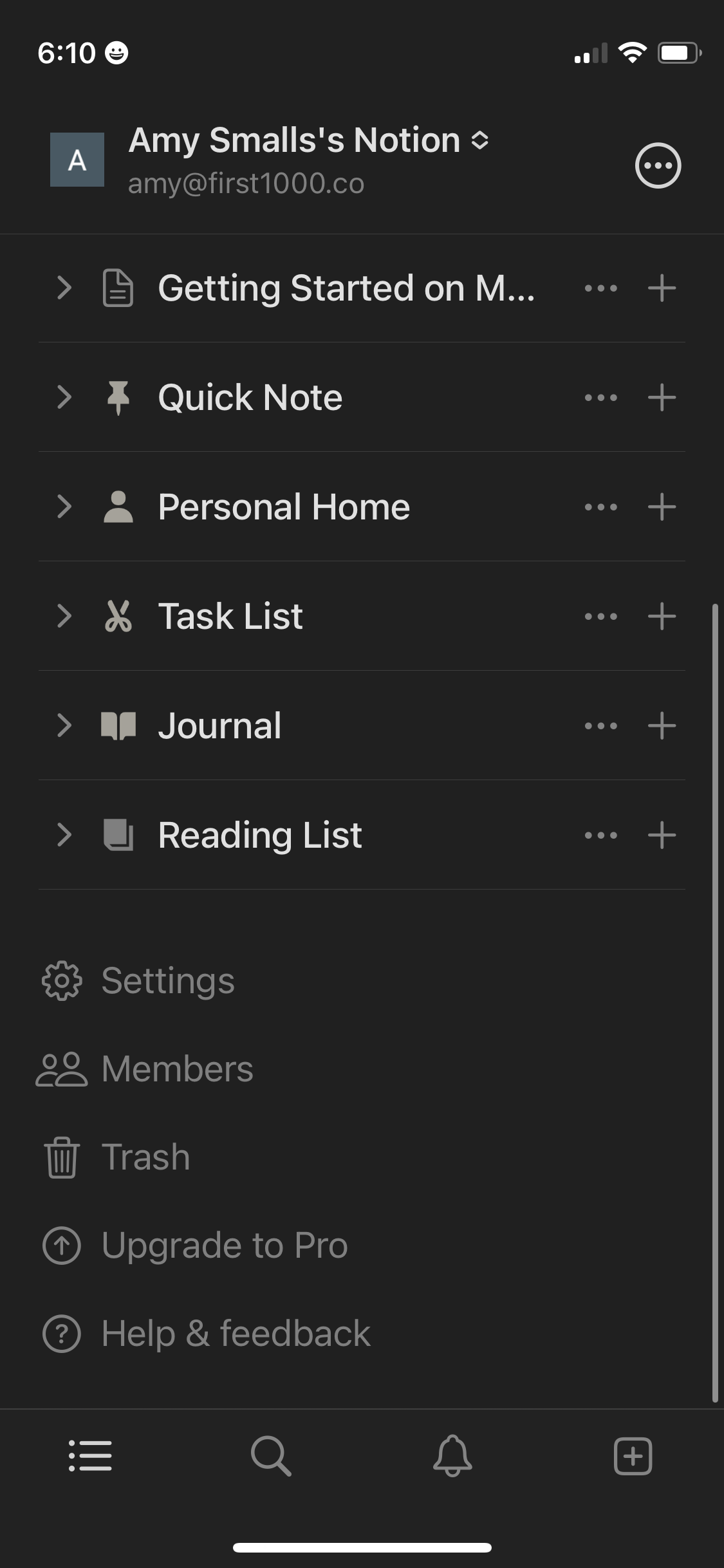 notion app screenshot 10